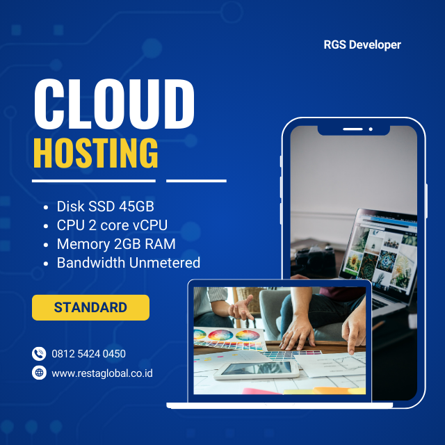 Cloud Hosting Standard 1 tahun