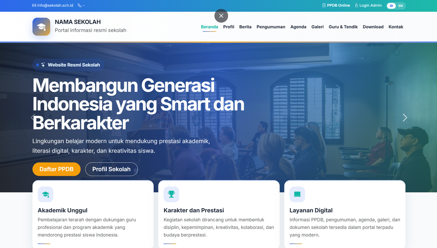 Source Code Website Sekolah