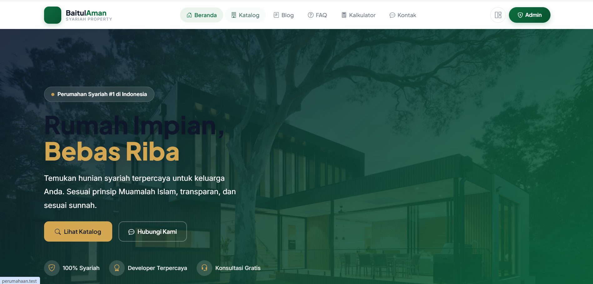 BaitulAman — Sistem Manajemen Perumahan Syariah